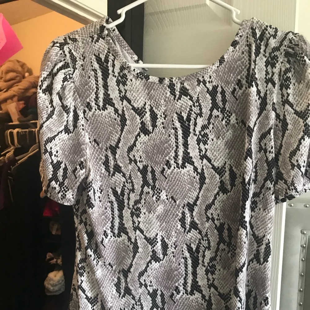 NWT Express snake blouse